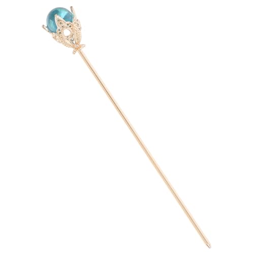 Didiseaon Vintage Chinesischer Haarschmuck Metall Haarstab Blau Haarnadel für Damen Haarschmuck für Partys Cosplay und Alltag von Didiseaon