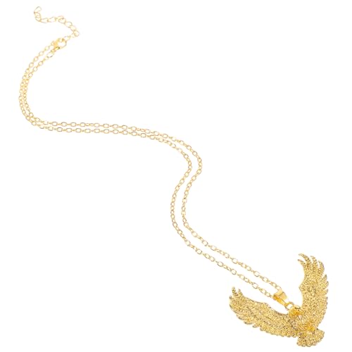 Didiseaon Vintage Goldener Anhänger Halskette Herren Punkstil Robuste Legierung Kette Modisches Männerschmuck Geschenk zu Feiertagen von Didiseaon