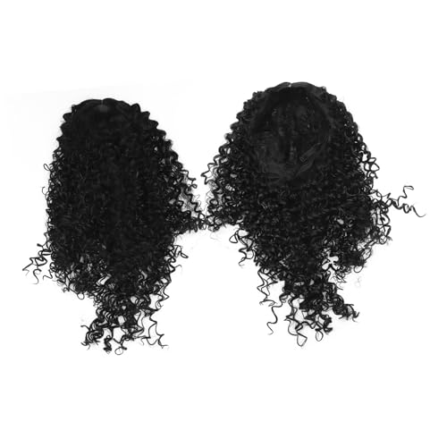 Didiseaon Water Wave Lace Front Perücke Synthetische Afro Locken Schwarz Bundles Damen Cosplay Party Haarteil von Didiseaon