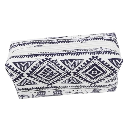 Didiseaon wasserdichte Kosmetiktasche Make -up -Taschenorganisator Veranstalter kleine Schminktasche Kulturbeutel Frauen Make-up-Behälter Outdoor-Make-up-Taschen Bettwäsche aus Baumwolle von Didiseaon