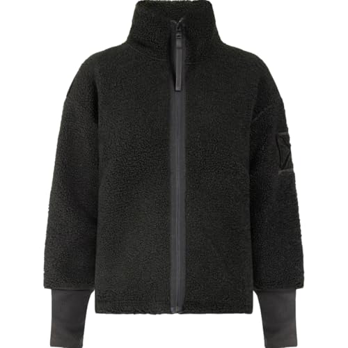 Didriksons Mella 3 - Damen Fleecejacke, Größe:38, Farbe:black von Didriksons