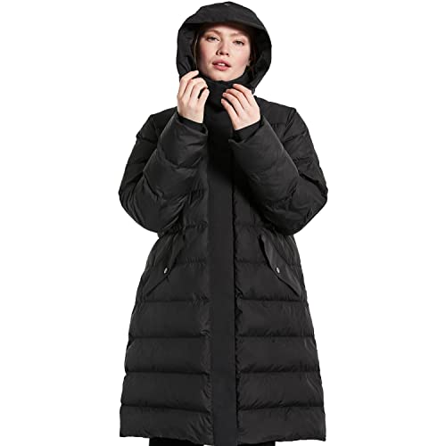 Didriksons W Fay Parka Schwarz - Stylischer Warmer Damen Winterparka, Größe 40 - Farbe Black von Didriksons