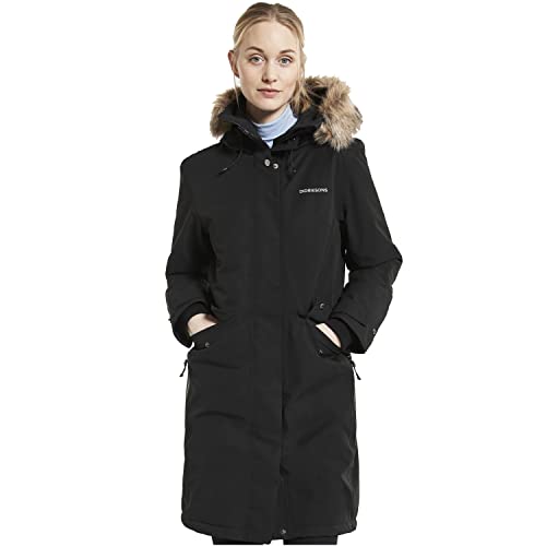 Didriksons Erika Women's Parka 3, Größe:44, Farbe:black von Didriksons
