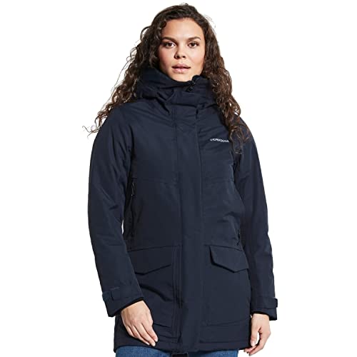 Didriksons W Frida Parka 6 Blau - Wasserdichter winddichter Damen Winter Parka, Größe 36 - Farbe Dark Night Blue von Didriksons