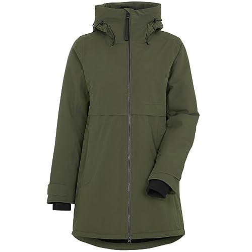 DIDRIKSONS Helle 5 Parka Damen grün,Army Grün,38 von Didriksons