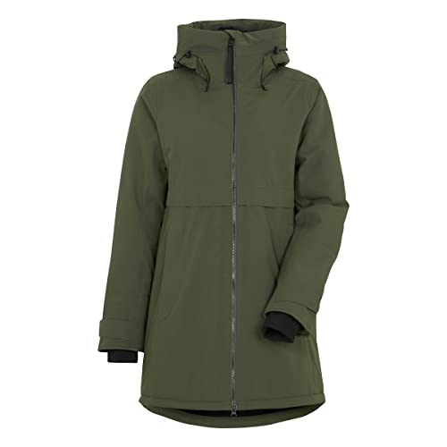 Didriksons Helle Women's Parka 5, Größe_Bekleidung_NR:42, Farbe:deep green von Didriksons