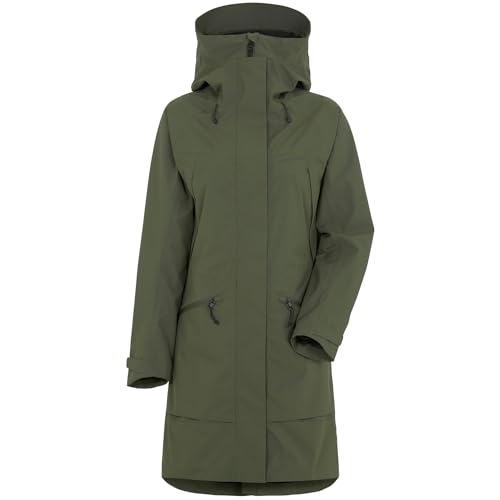 Didriksons Damen Funktionsparka Ilma 6 deep green oliv grün - 36 von Didriksons