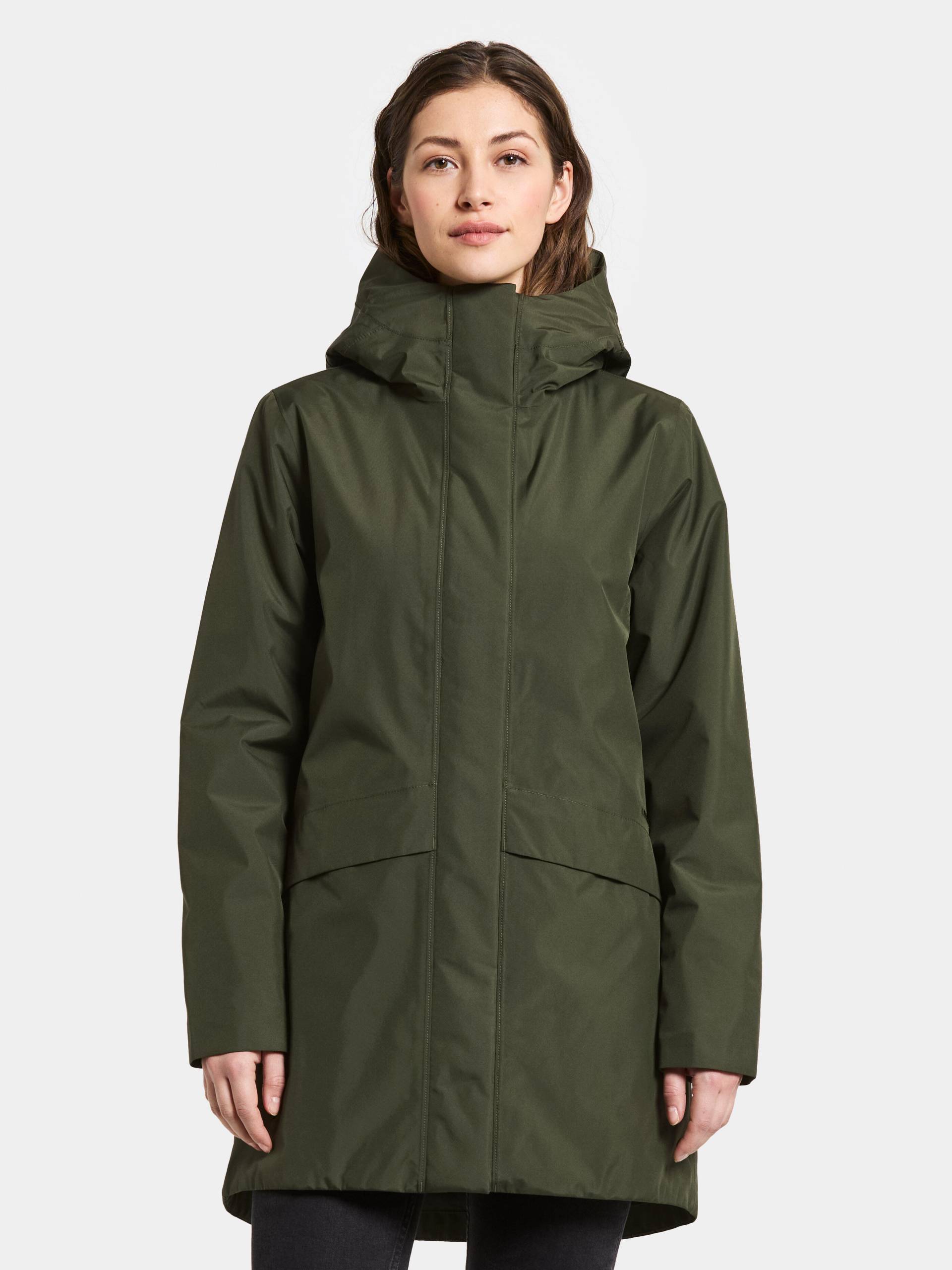 Didriksons - CAJSA WNS PARKA 7 deep green - Gr. - 40 von Didriksons