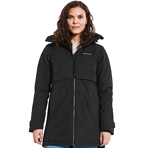 Didriksons Damen Helle 5 Parka, black, 38 von Didriksons