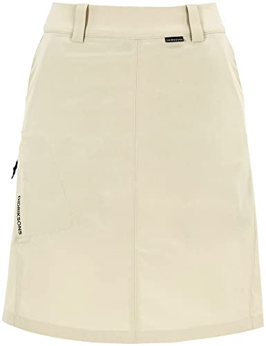 Didriksons W Liv Skirt 4 Beige - Wasserabweisender eleganter Damen Rock, Größe 36 - Farbe Light Beige von Didriksons