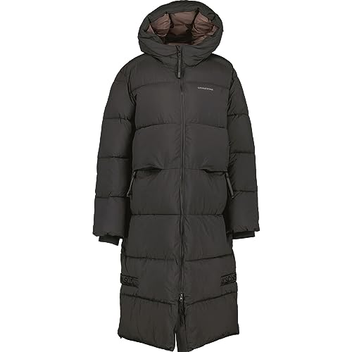 Didriksons Damen Nomi Long Parka, black, EU 36-38 von Didriksons