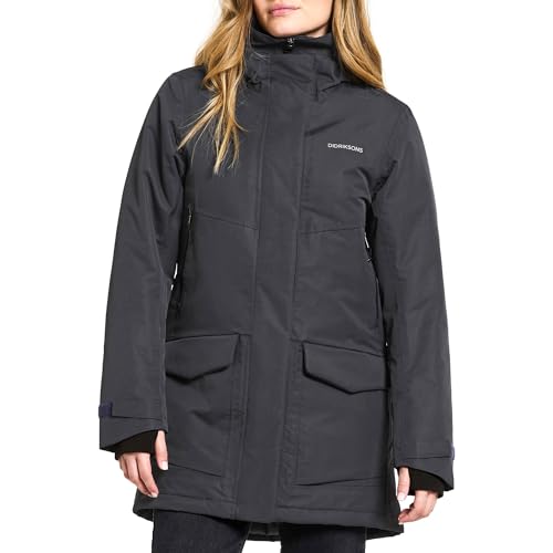 Didriksons Damen Parka Frida 7 dark night blue 34 von Didriksons