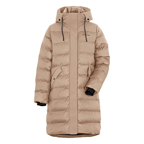 Didriksons W Fay Parka Beige - Stylischer Warmer Damen Winterparka, Größe 36 - Farbe Beige von Didriksons