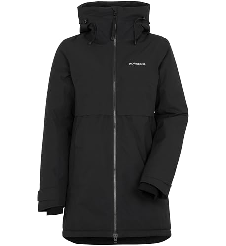 Didriksons Damen Übergangsjacke Helle 5 Parka Black schwarz - 48 von Didriksons