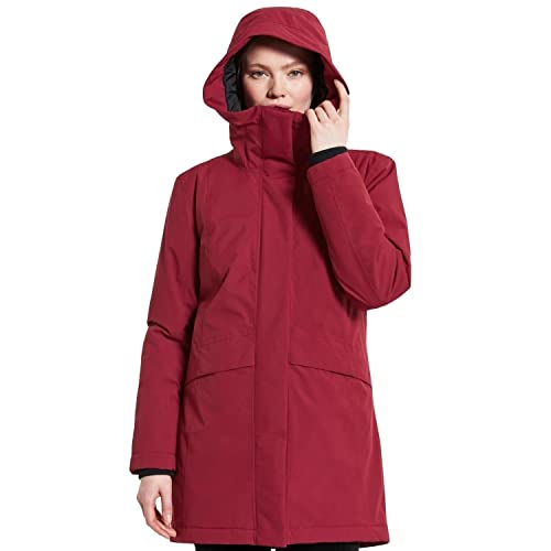 Didriksons Damen Winterjacke Cajsa Parka 4 ruby red rot - 44 von Didriksons