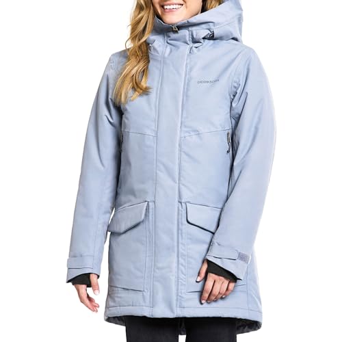 Didriksons Damen Winterjacke Frida WNS Parka 7 glacial blue hellblau - 48 von Didriksons