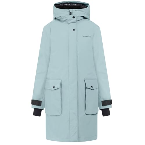 Didriksons Damen Winterjacke Ilsa Parka Factory Blue - hellblau - 46 von Didriksons