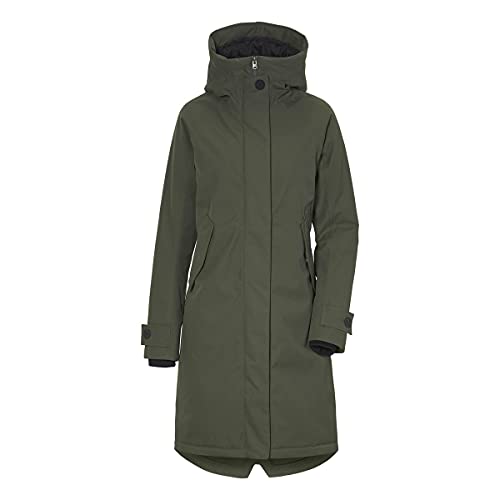 Didriksons Damen Winterjacke Luna WNS Parka 3 deep Green Oliv grün - 42 von Didriksons