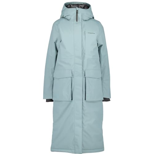 Didriksons Leya Womens Parka Long 3 - Damen Langmantel, Größe:44, Farbe:factory blue von Didriksons