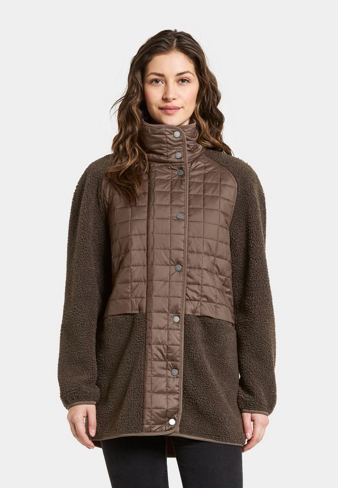 Didriksons Fleecejacke Damen Übergangsjacke Pile Teddy HAZEL von Didriksons