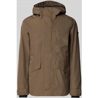 Didriksons Jacke mit Label-Detail Modell 'ADAM' in Dunkelbraun, Größe XXL von Didriksons