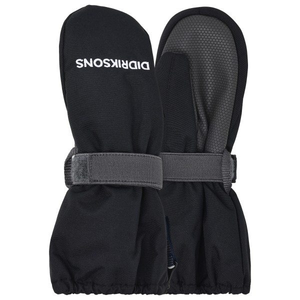 Didriksons - Kid's Biggles Zip Mitten 8 - Handschuhe Gr 2-4 Years schwarz von Didriksons