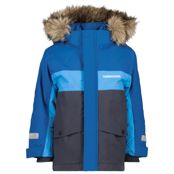 Didriksons - Kid's Bjärven Parka 2 - Parka Gr 100;80;90 blau;bunt von Didriksons