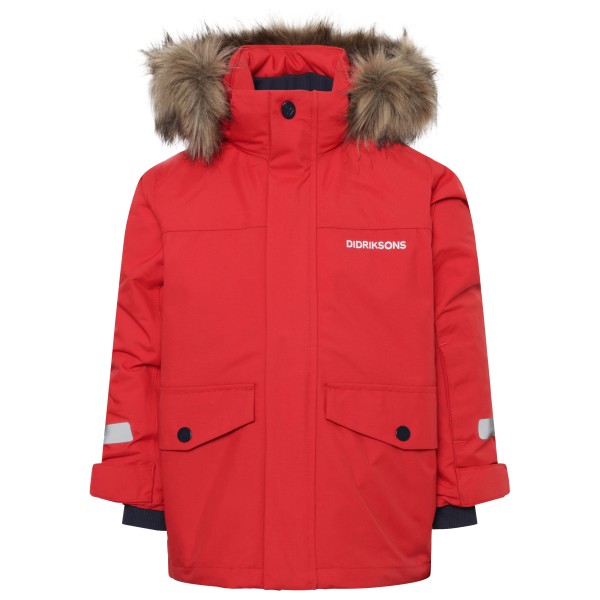 Didriksons - Kid's Bjärven Parka 4 - Winterjacke Gr 140 rot von Didriksons