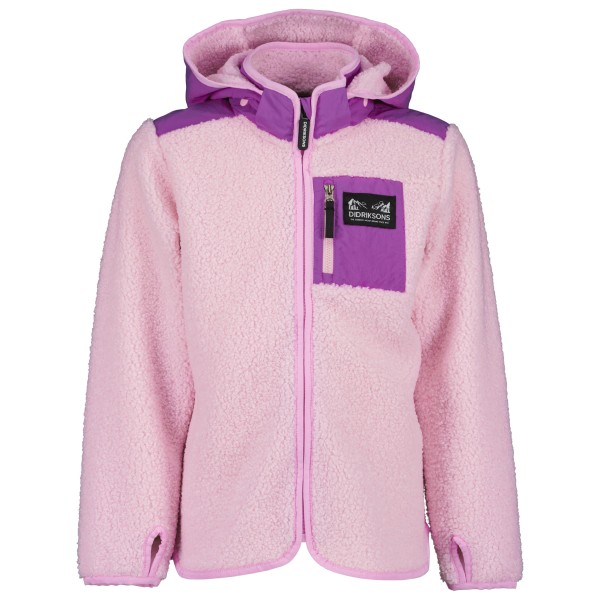 Didriksons - Kid's Exa Full Zip - Fleecejacke Gr 120 rosa/lila von Didriksons