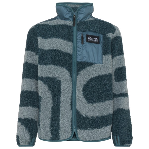Didriksons - Kid's Exa PR FZ 2 - Fleecejacke Gr 140 blau/grau von Didriksons