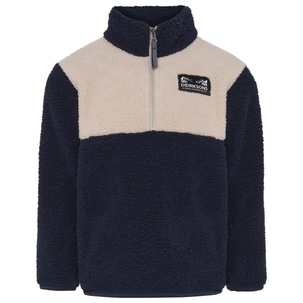 Didriksons - Kid's Gosig Half-Zip - Fleecepullover Gr 100 blau von Didriksons