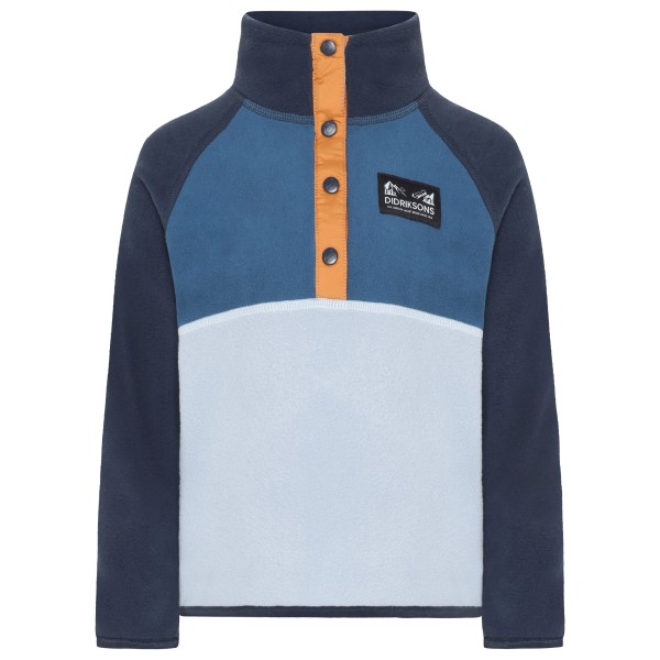 Didriksons - Kid's Monte Half-Buttoned 4 - Fleecepullover Gr 100 blau von Didriksons