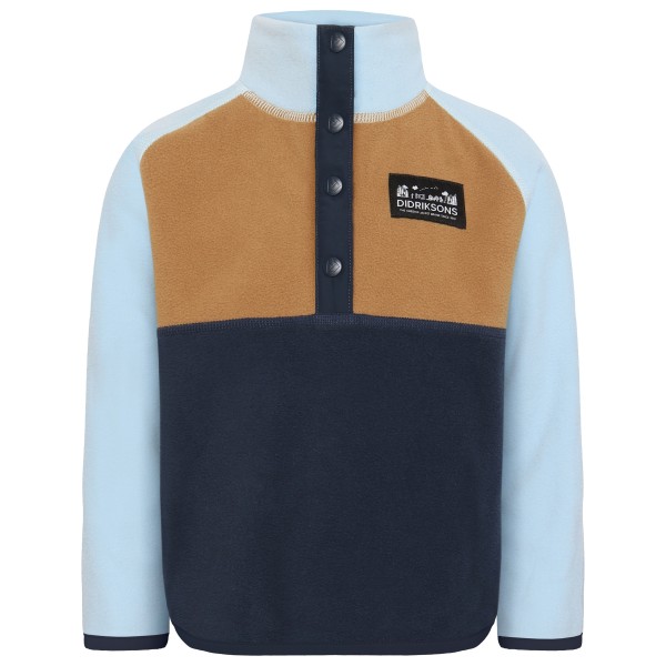 Didriksons - Kid's Monte Half-Buttoned 4 - Fleecepullover Gr 140 blau von Didriksons