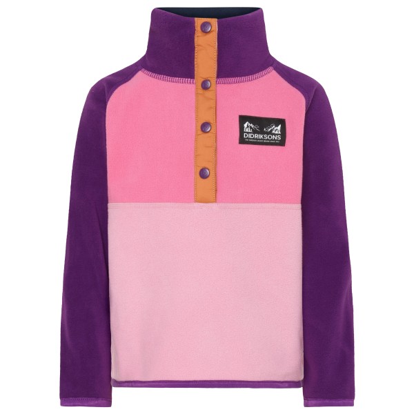 Didriksons - Kid's Monte Half-Buttoned 4 - Fleecepullover Gr 140 rosa von Didriksons