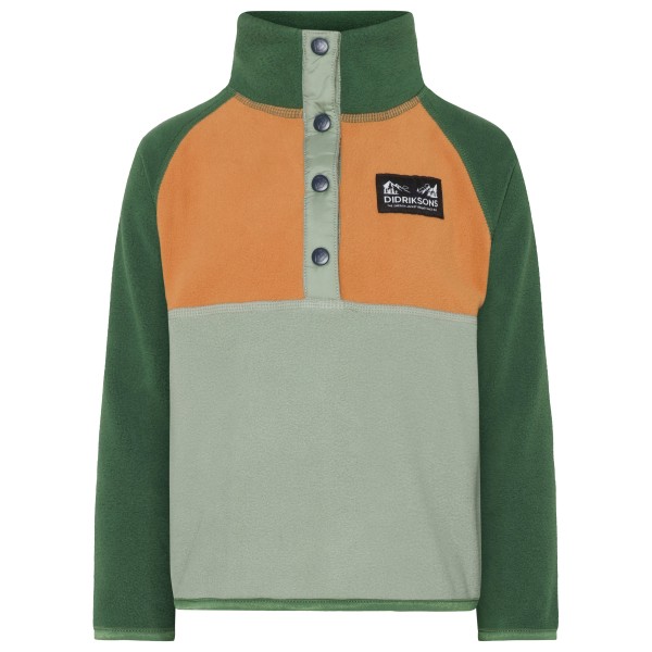 Didriksons - Kid's Monte Half-Buttoned 4 - Fleecepullover Gr 80 light moss von Didriksons