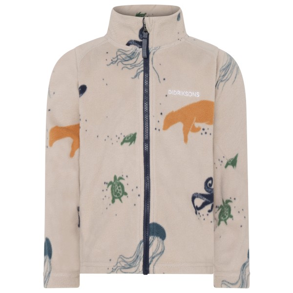 Didriksons - Kid's Monte PR Full Zip 10 - Fleecejacke Gr 120 grau von Didriksons