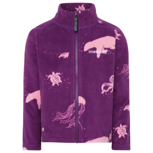 Didriksons - Kid's Monte PR Full Zip 10 - Fleecejacke Gr 120 lila von Didriksons