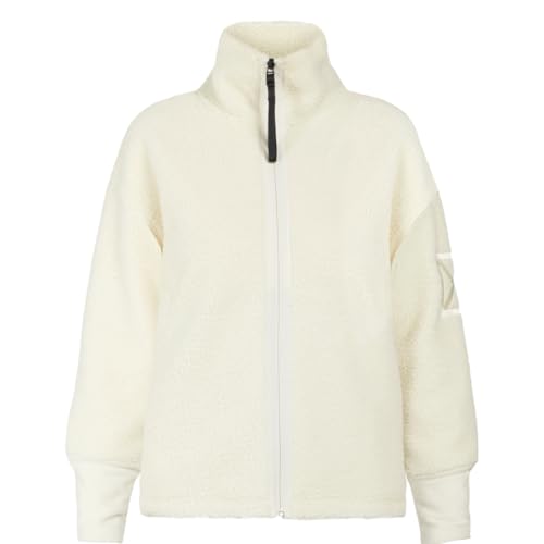 Didriksons Mella 3 - Damen Fleecejacke, Größe:38, Farbe:white foam von Didriksons
