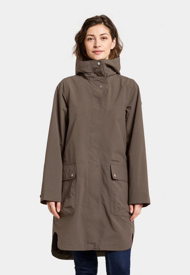 Didriksons Parka Damen Übergangsjacke wasserdicht winddicht atmungsaktiv Kapuze ADRIA von Didriksons