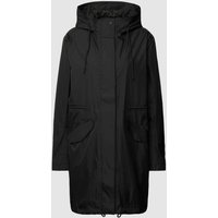 Didriksons Parka in unifarbenem Design Modell 'AMELL' in Black, Größe 38 von Didriksons