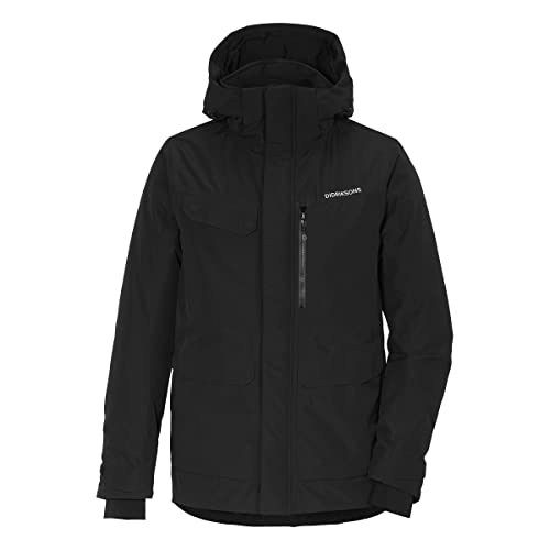 Didriksons M Sebastian Jacket 3 Schwarz - Warme wasserdichte Herren Jacke, Größe XXL - Farbe Black von Didriksons