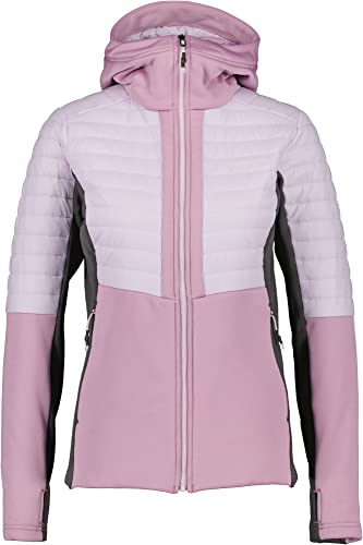 Didriksons W Annema Fullzip 6 Lila - Atmungsaktive isolierende Damen Jacke, Größe 36 - Farbe Purple Rain von Didriksons