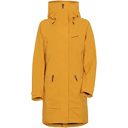 Didriksons W Ilma Parka 5 Gelb, Damen Anoraks, Größe 36 - Farbe Saffron Yellow von Didriksons