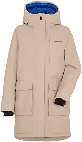 Didriksons W Leya Parka 2 Beige - Wasserdichter Warmer Damen Winterparka, Größe 36 - Farbe Clay Beige von Didriksons