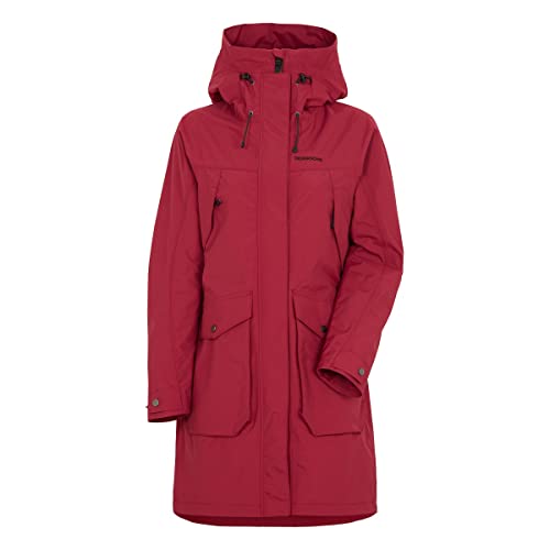 Didriksons W Thelma Parka 8 Rot, Damen Parkas, Größe 34 - Farbe Ruby Red von Didriksons