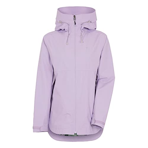 Didriksons W Tilde Jacket 2 Lila/Violett - Winddichte wasserdichte Damen Jacke, Größe 36 - Farbe Pale Lilac von Didriksons