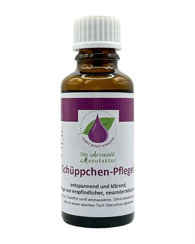 Die Aromaölmanufaktur SCHÜPPCHEN PFLEGEÖL für Babys 30ml - 100% natürliche Inhaltsstoffe, Babyöl zur Kopfhautpflege gegen Schuppen bei Milchschorf von Die Aromaölmanufaktur