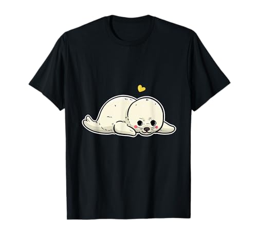 Seehund Robben Baby als Geschenk für Kids zum Geburtstag T-Shirt von Die Beste Seehund Bekleidung & Geschenke