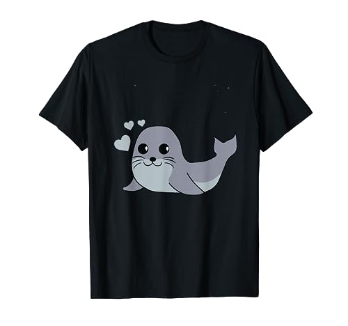 Seehund Robben Kinder Baby Motiv als Geschenk für Kids T-Shirt von Die Beste Seehund Bekleidung & Geschenke