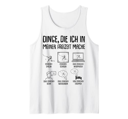 Eishockey Dinge die ich in meiner Freizeit mache Kinder Tank Top Eishockey Dinge die ich in meiner Freizeit mache Kinder Tank Top von Die Besten Eishockey & Wintersport Geschenkideen